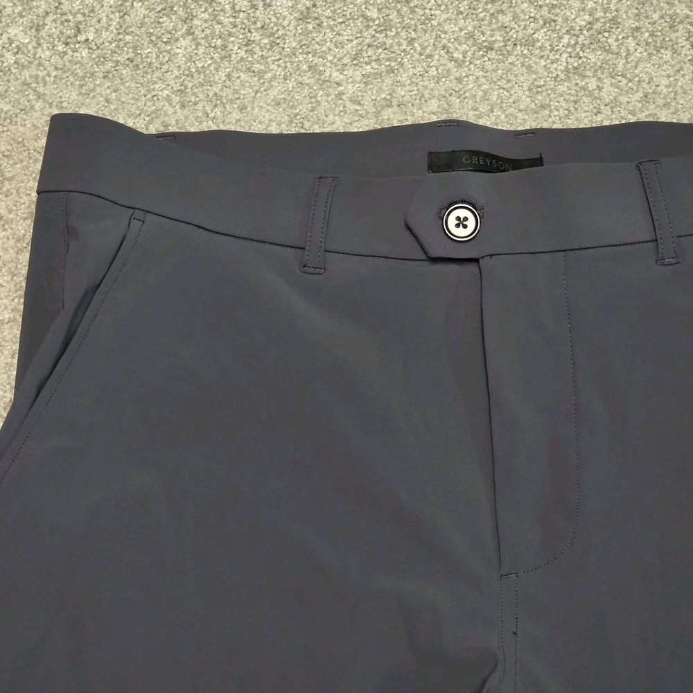 Greyson Montauk Jogger Men's 35 (36x30) Blue/Grey Stretch Performance Golf